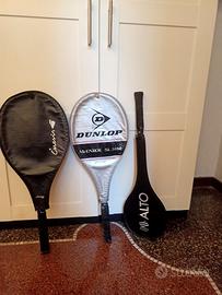 racchette da tennis e squash