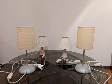 4 abat jour per camera da letto 40w+ plafoniera60w