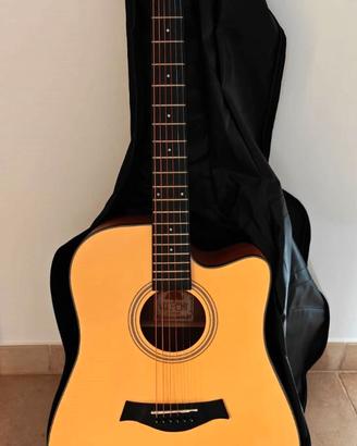 Chitarra acustica Vermont D100CE-N + custodia GEWA