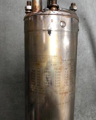 Pompa CAPRARI TRIFASE 4 HP