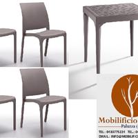 Sedie Tavoli Polipropilene cd027 Bar Ristorante