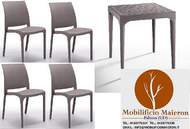 Sedie Tavoli Polipropilene cd027 Bar Ristorante