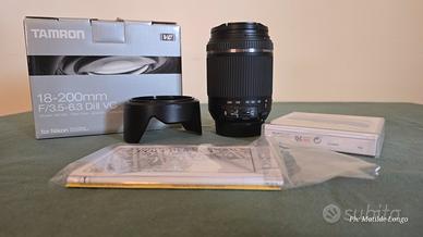 obiettivo Tamron 18 - 200 mm