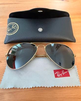Ray-Ban Aviator RB3025 L0205 58□14 con custodia