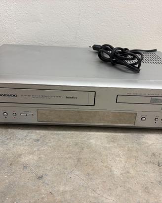 Videoregistratore VHS + Lettore DVD Daewoo
