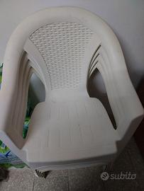 Sedie di plastica