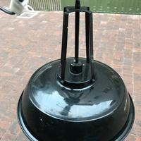 Lampadario sospensione alluminio verniciato nero