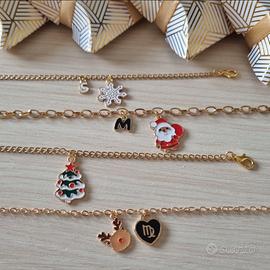 Set 4 bracciali natalizi con confezioni 