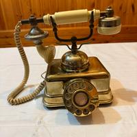 Telefono vintage ottone stile anni 20
