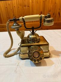 Telefono vintage ottone stile anni 20