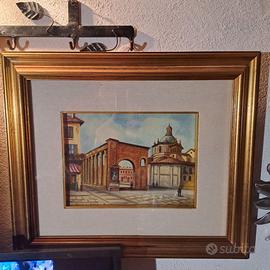 Dipinto ad olio di Milano