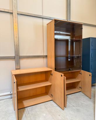 MOBILI DA UFFICIO IN LEGNO: ARMADIO E CREDENZA