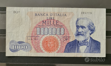 Banconota 1000 Lire Giuseppe Verdi