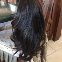 Toupet colore castano