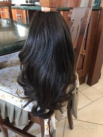 Toupet colore castano