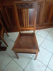 4 sedie antiche