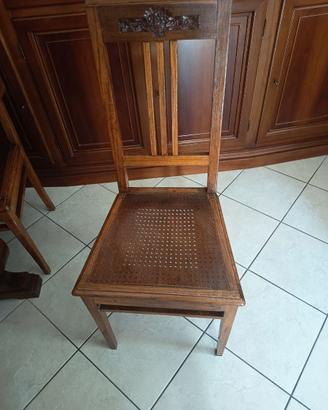 4 sedie antiche