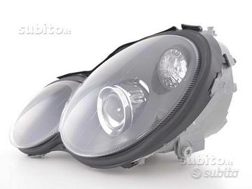 Fari neri anteriori mercedes sportcoupe w203