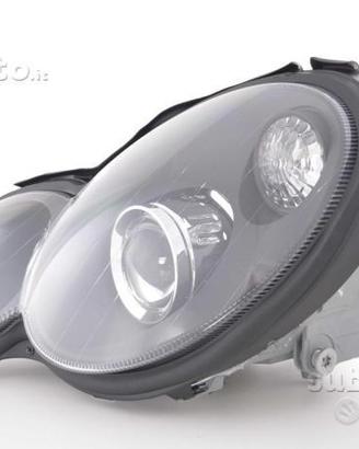 Fari neri anteriori mercedes sportcoupe w203