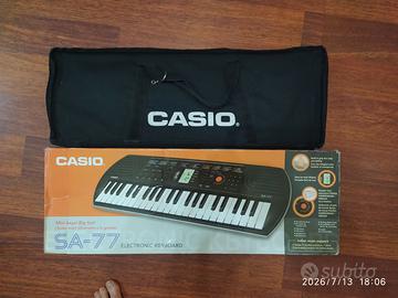 Tastiera casio sa 77+ custodia