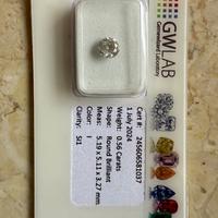 Diamante rotondo 0,56 ct SI1 colore I