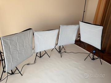 4 softbox neewer 60x60 cm