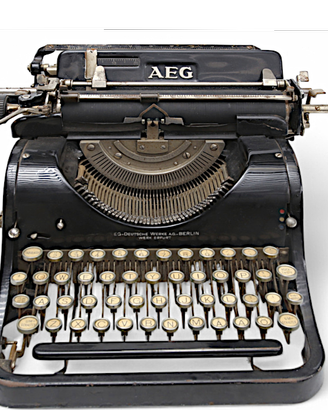 macchina da scrivere AEG