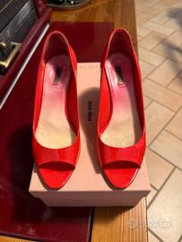 Scarpe miu miu rosse