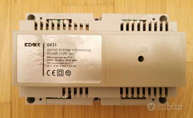 ELVOX 0931 -Alimentatore citofonia Sound System