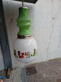 Lampadario a sospensione vintage per cameretta