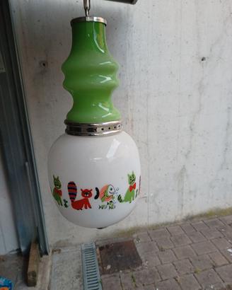 Lampadario vintage a sospensione per cameretta