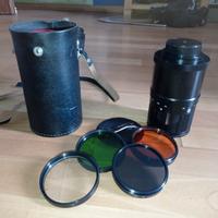 obbiettivo contax yashica 500mm f/8 con filtri