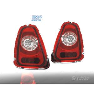 FANALI MINI COOPER R56 R57 10-14 LIGHT BAR ROSSO C