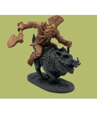 SOLDATINO FANTASY NANO SU CINGHIALE N.1. 1/32