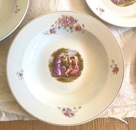 Set piatti Verbanum Stone Sci Laveno anni ‘40