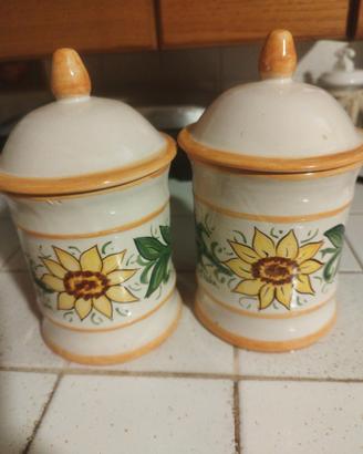 barattoli in ceramica 