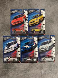 BMW Hot Wheels serie silver completa