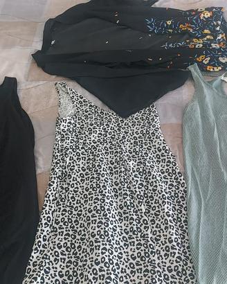 Lotto 3 prendisole donna M-L e una camicia
