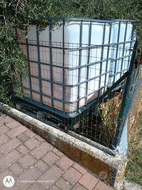 2 cisterne per acqua 1000 litri ciascuna