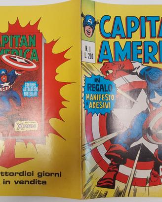 Capitan America Edizione Corno 1-128 completa + ad
