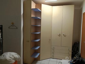Cabina armadio cameretta moretti compact