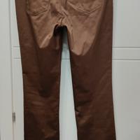 pantaloni raso bronzo
