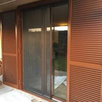 ZANZARIERA PLISSETTATA colore testa di moro alt m