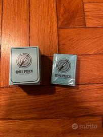 One Piece Deck Box e sleeves verdi