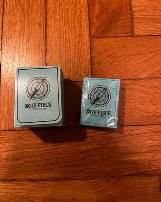 One Piece Deck Box e sleeves verdi