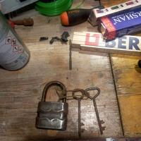 LUCCHETTO ANTICO inizio secolo scorso