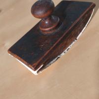 tampone in legno da scrittoio d'epoca