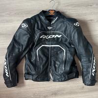 Giacca moto in pelle