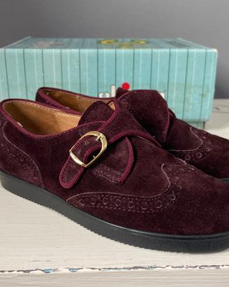 Scarpe vintage per bambino/a in pelle scamosciata