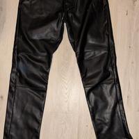 pantaloni in pelle H&M